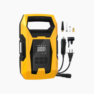 CARSUN AC/DC Tire Inflator Portable Air Compressor, Dual Power for Home 110V AC