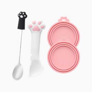Lanjiesh 4 PCS Pet Food Can Accessory Set