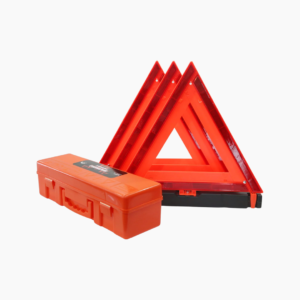 WORKKOOL 3 Pack Foldable Warning Reflective Triangles with Carrying Case